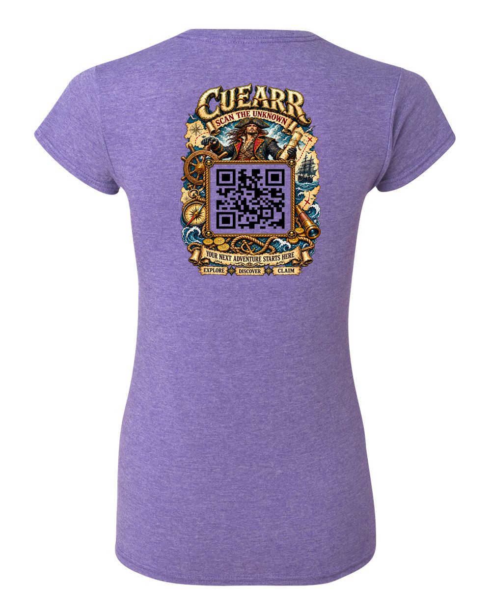 Scan The Unknown Ladies Midweight T-Shirt