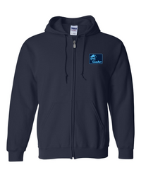 Scarlet Tide Heavy Zip Up Hoodie