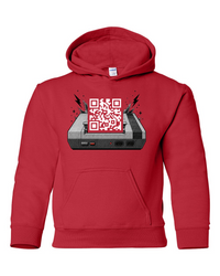 CueArrena 8-Bit Gaming Heavy Pull Over Hoodie
