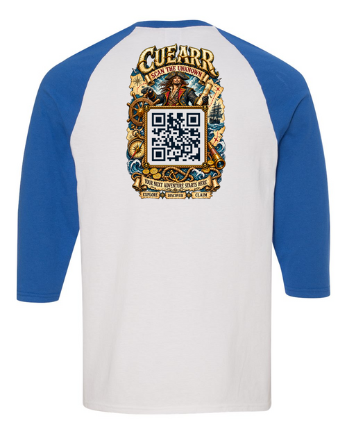 Scan The Unknown Raglan 3/4 Tee